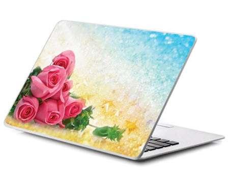 پوسته لپ تاپ مدل دسته گل زیبا