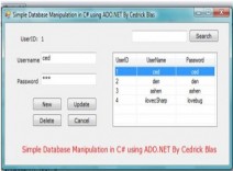 دانلود پروژه دیتابیس با استفاده از ADO.Net و پایگاه داده Access (مخصوص درس پایگاه داده)