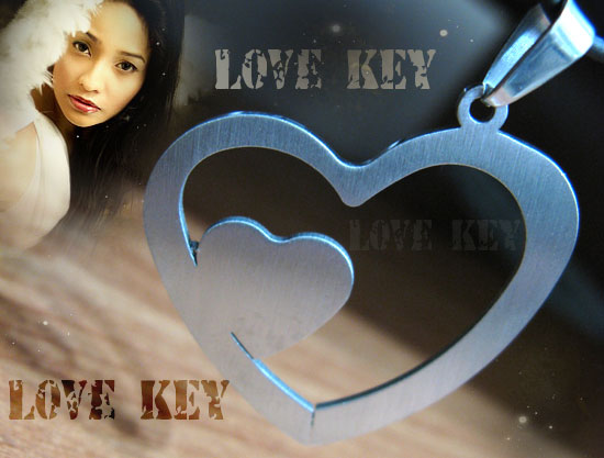 گردنبند LovE keY  به روز باشيد تا متفاوت شويد