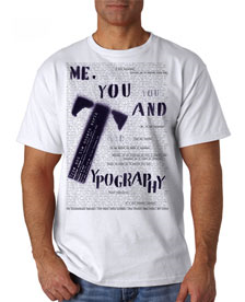 تی شرت تایپوگرافی شماره یازده 