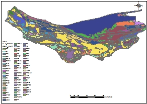 نقشه زمین شناسی GIS استان مازندران