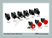 پوش باتون شاسی قفل شو و سوئیچ دار تیپ XB4