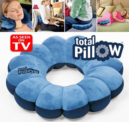 بالشت چند حالته توتال پیلو Total Pillow | خرید بالش همه کاره طبی توتال پیلو