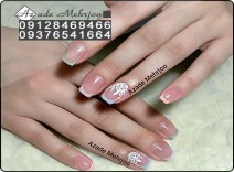 کاشت پودر با ژلیش رنگی