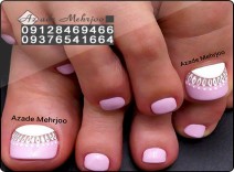 پدیکور و ژلیش وطراحی