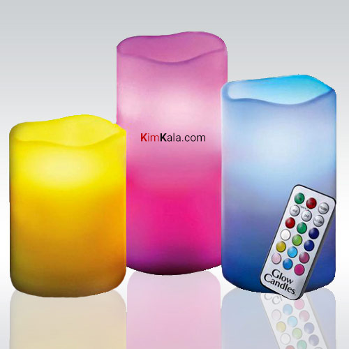 شمع ریموت دار با تغییر رنگ 12 تایی با قابلیت خاموشی خودکار /09120132883