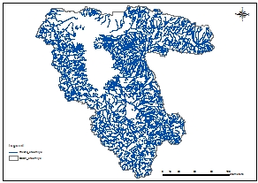 GIS شبکه آبراهه ای حوضه آبریز دریاچه ارومیه