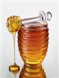 ظرف، قاشق مخصوص عسل خوری شیشه ای