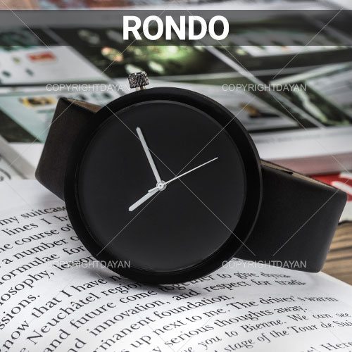  ساعت مچی مردانه Rondo (مشکی) 
