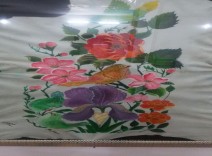 تابلو نقاشی روی چرم طبیعی