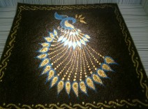 رومیزی چرم ونقاشی