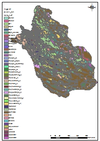 نقشه GIS کاربری اراضی فارس