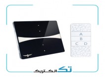 کلید لمسی 2 پل با کنترل